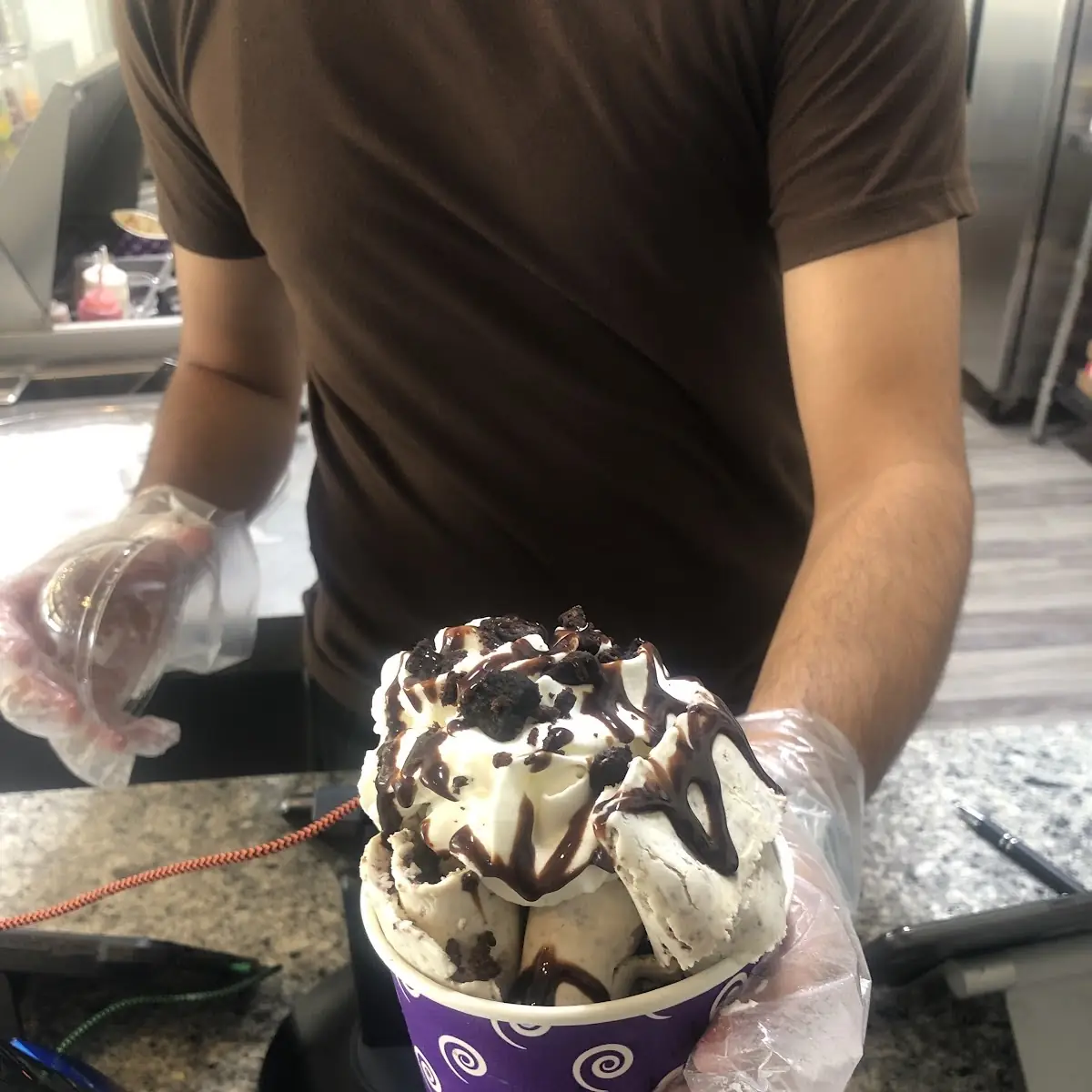 Dubai Chocolate Ice Cream