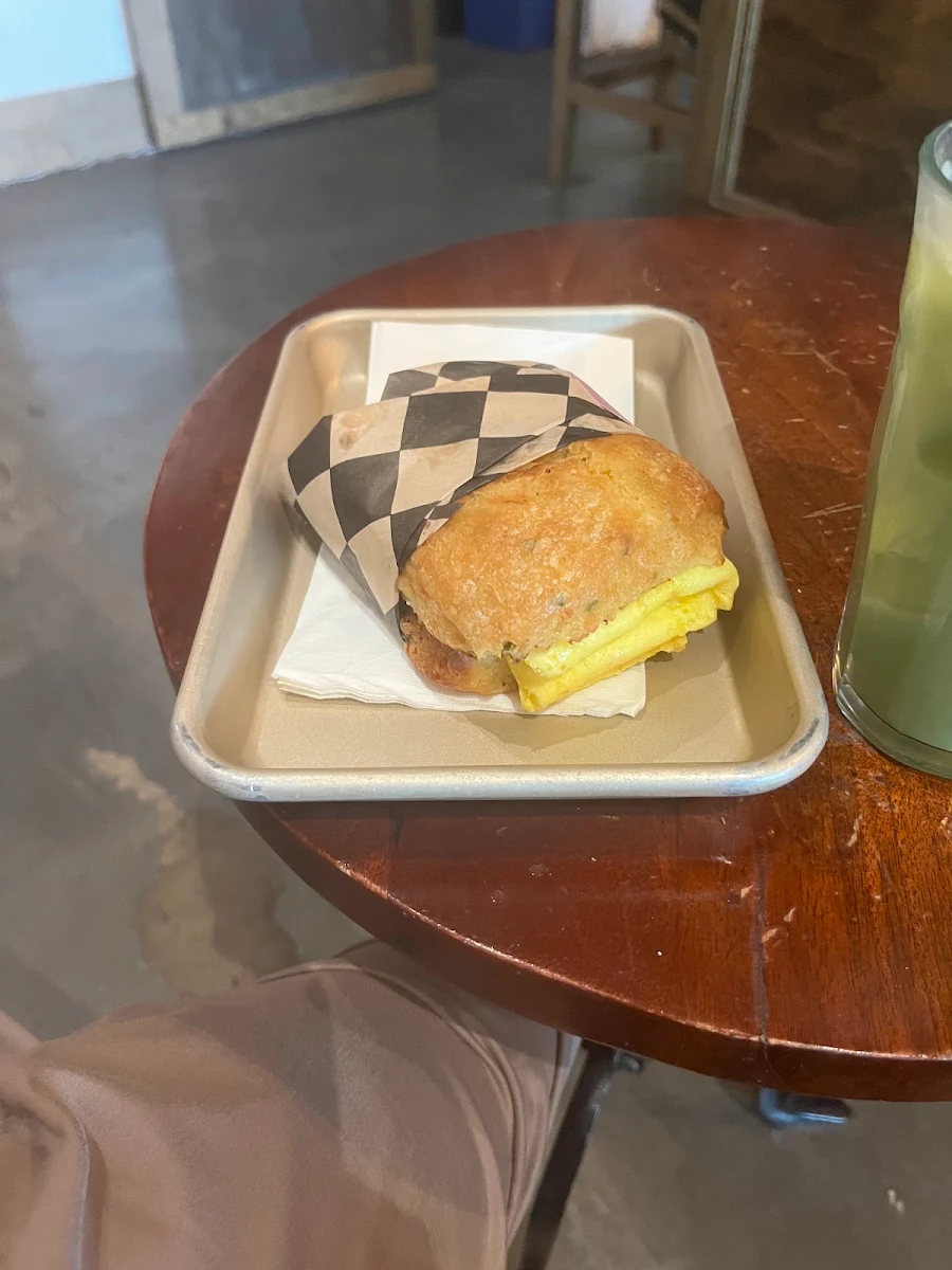 Cheddar and Egg Biscuit