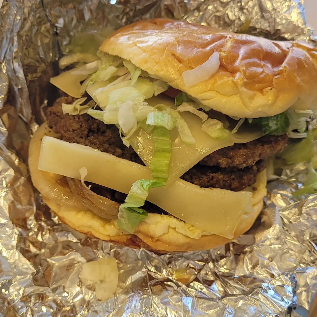 Veggie Mushroom Swiss Burger