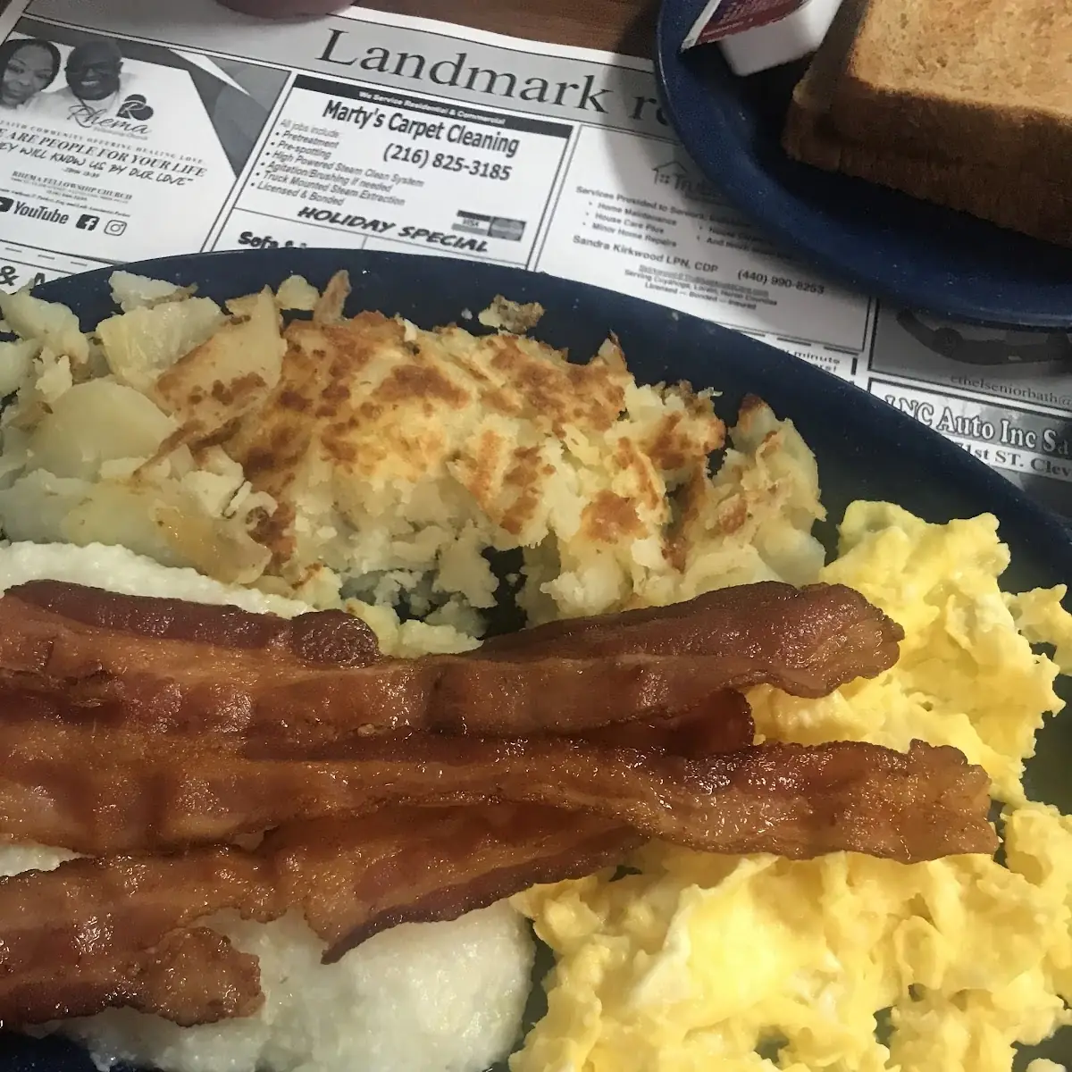 Bacon Eggs and Home Fries