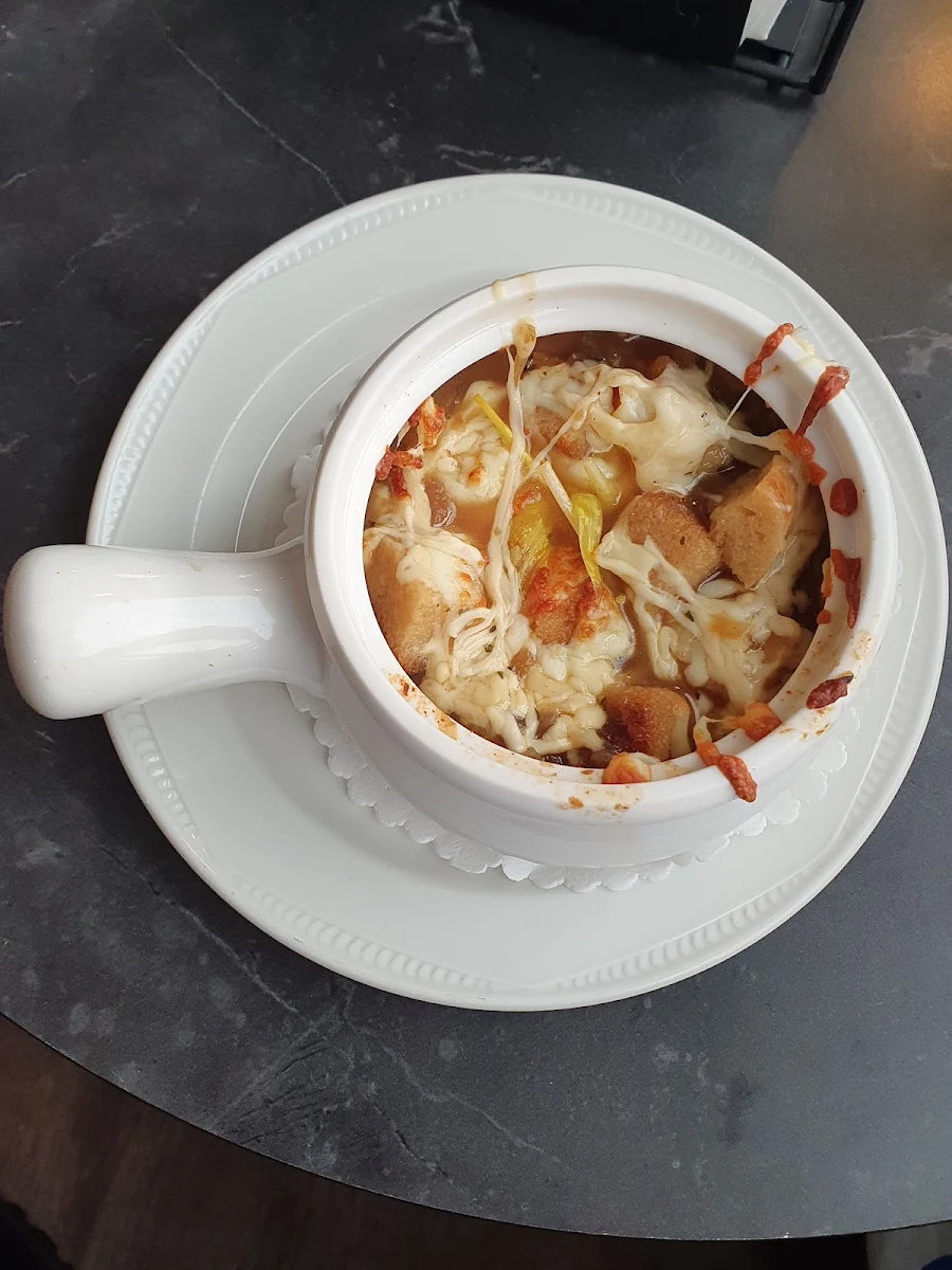 French Onion Soup, Resto-Bar des Pionniers
