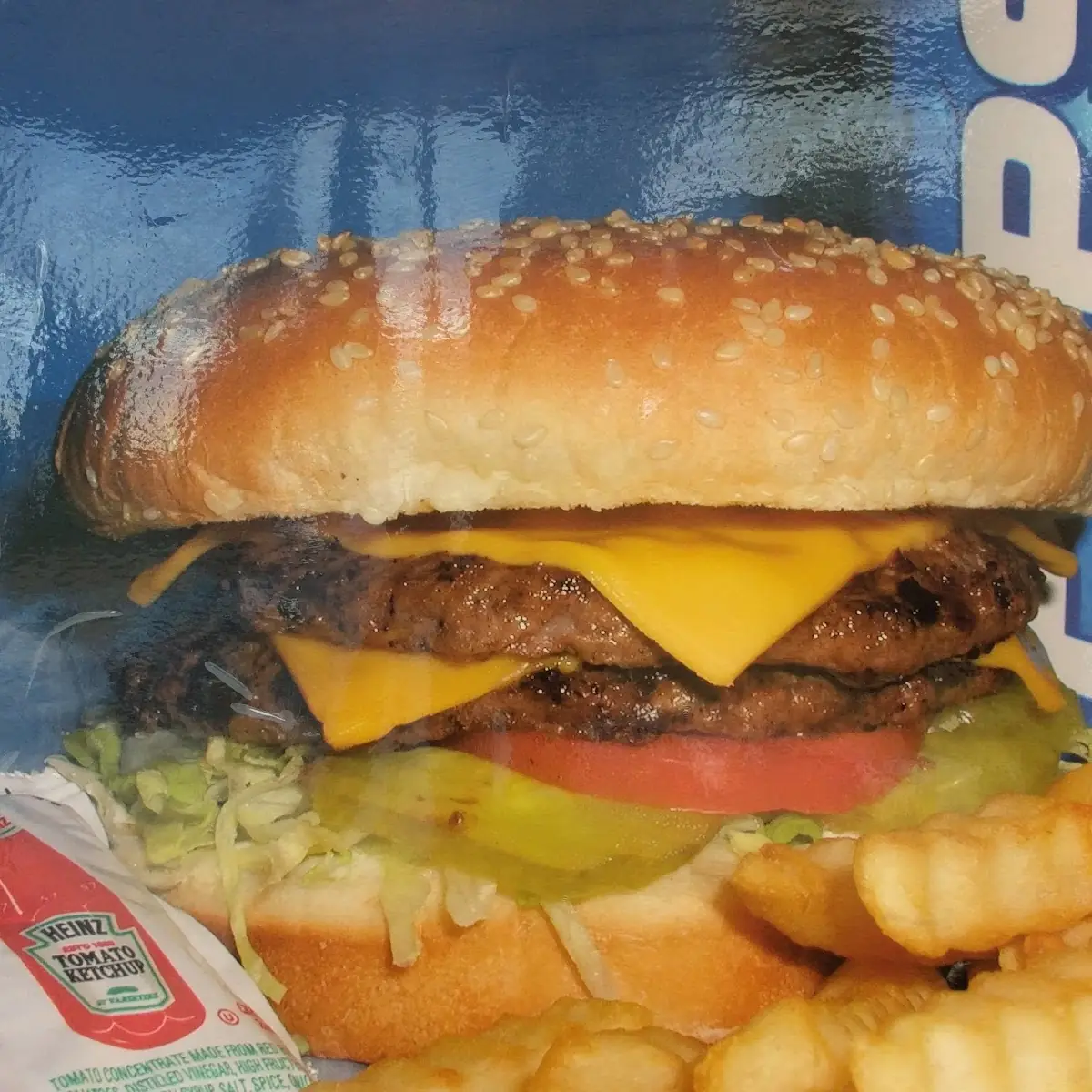 Double Cheeseburger with Fries