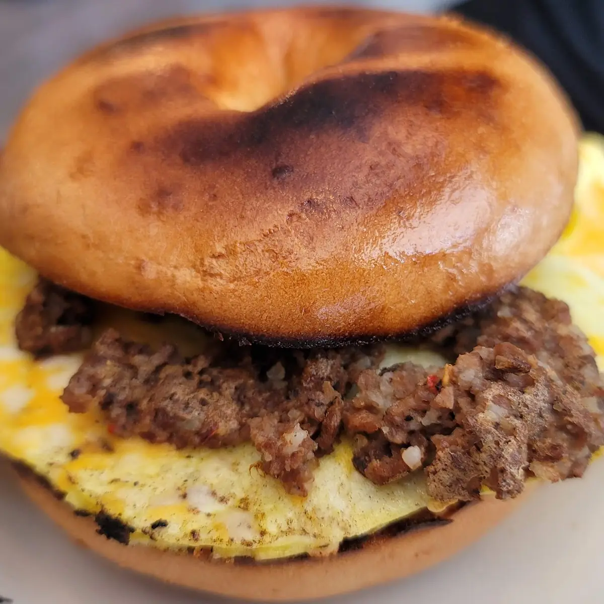 Breakfast Sandwich on a Bagel