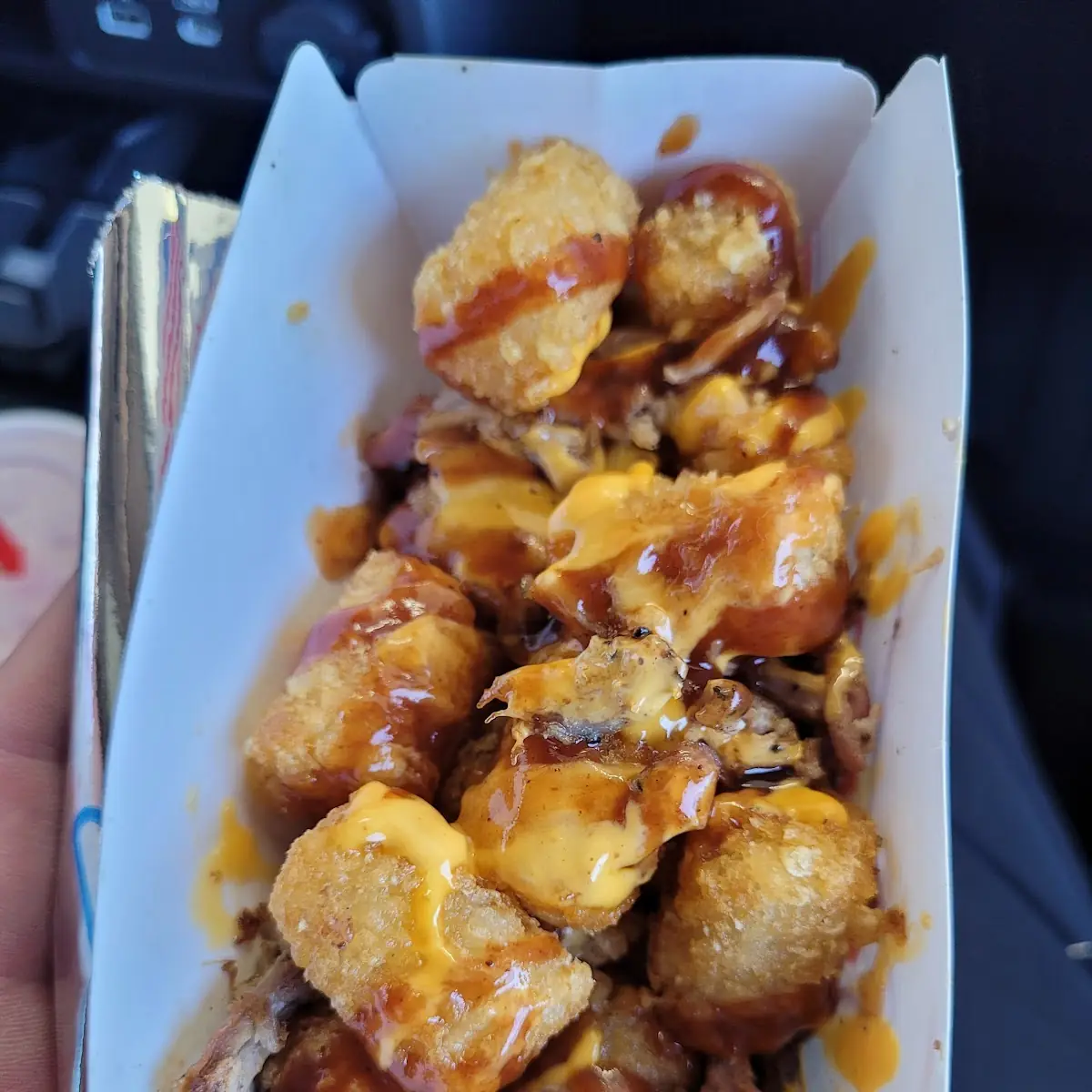 Pulled Pork Tot-Chos
