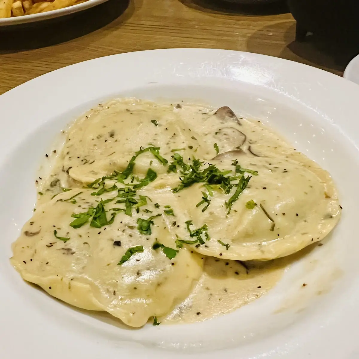 Mushroom Ravioli