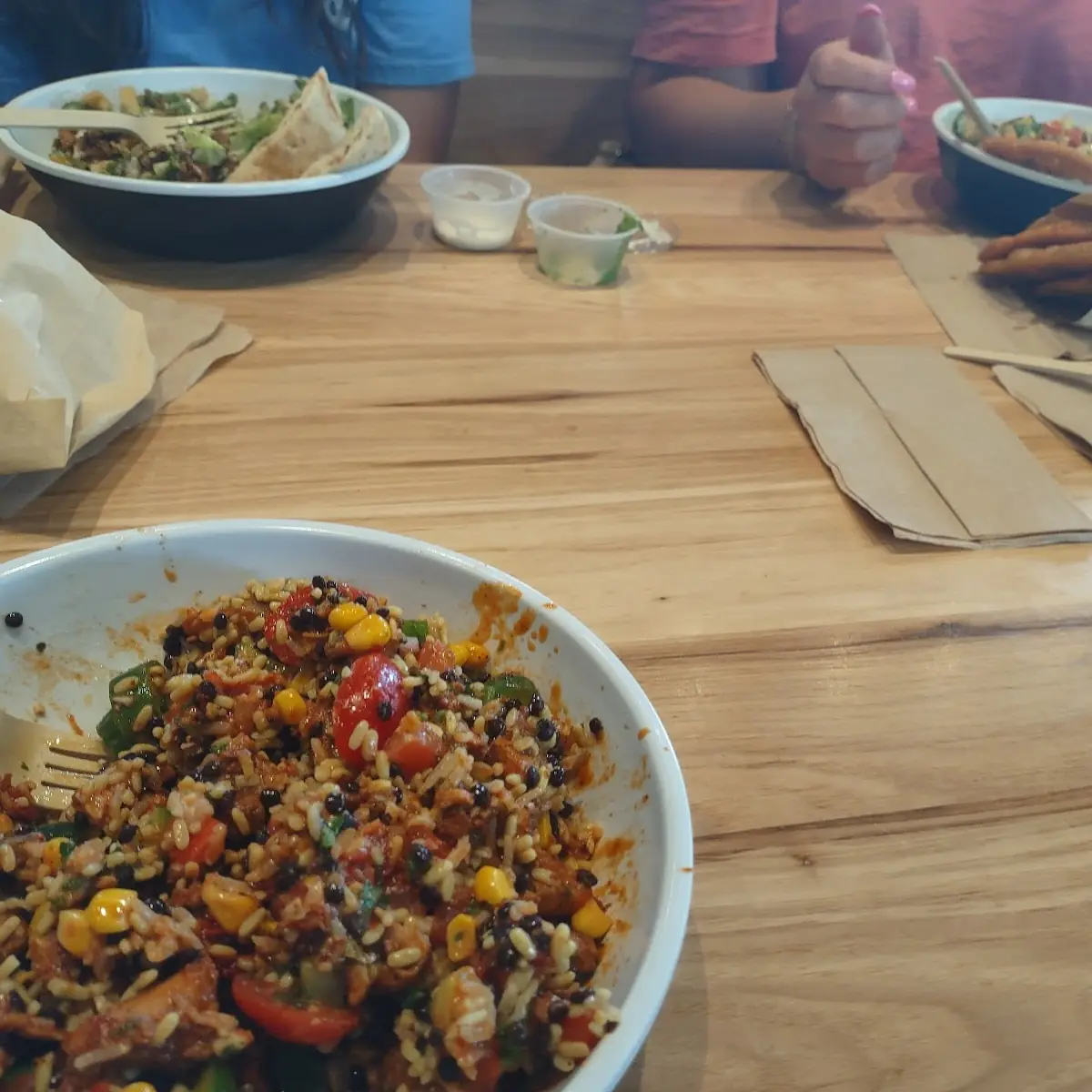 Brown Rice and Beans and Rice