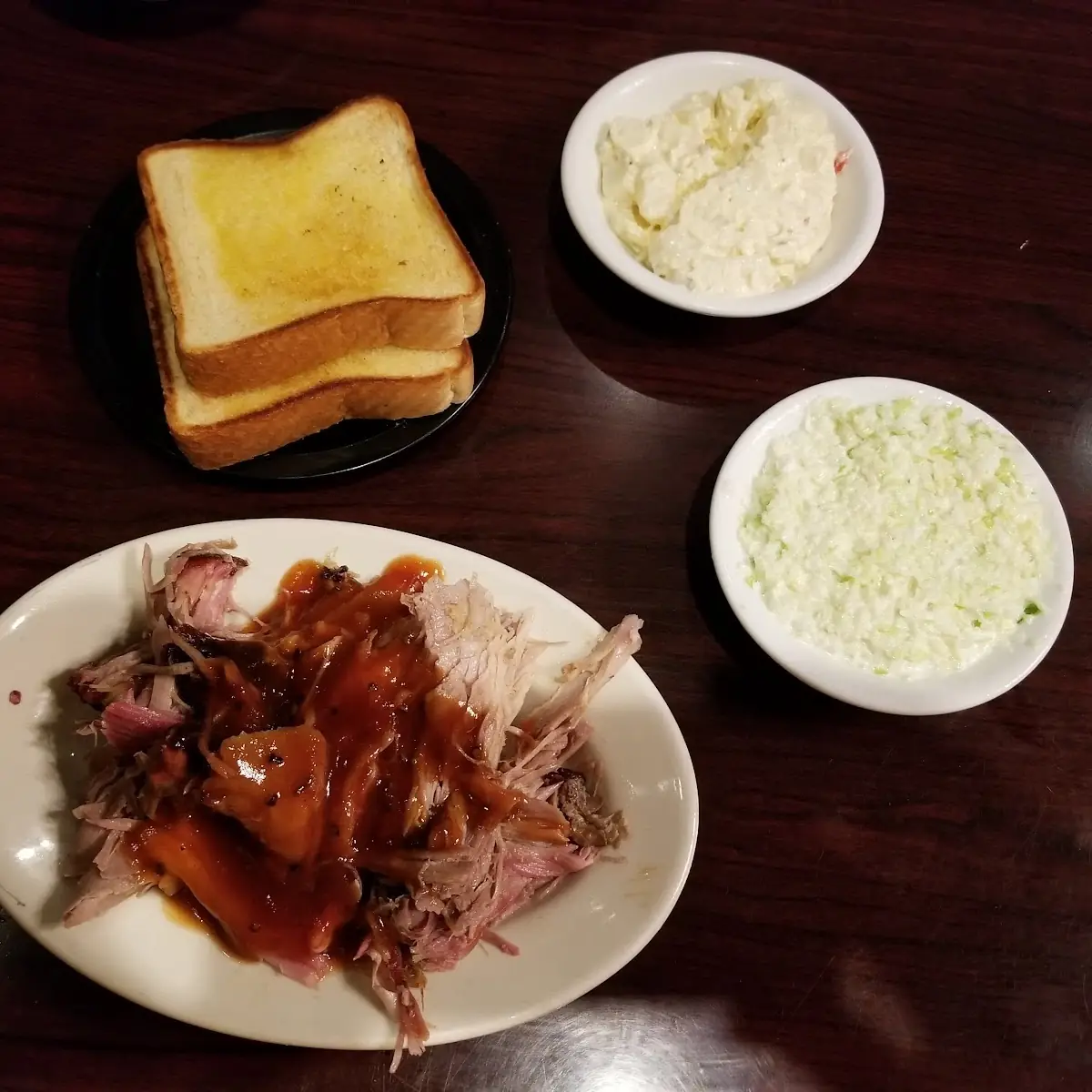 Pulled Pork Barbecue Platter