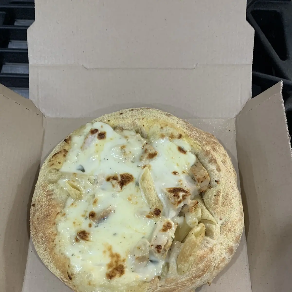 Chicken Alfredo Bread Bowl