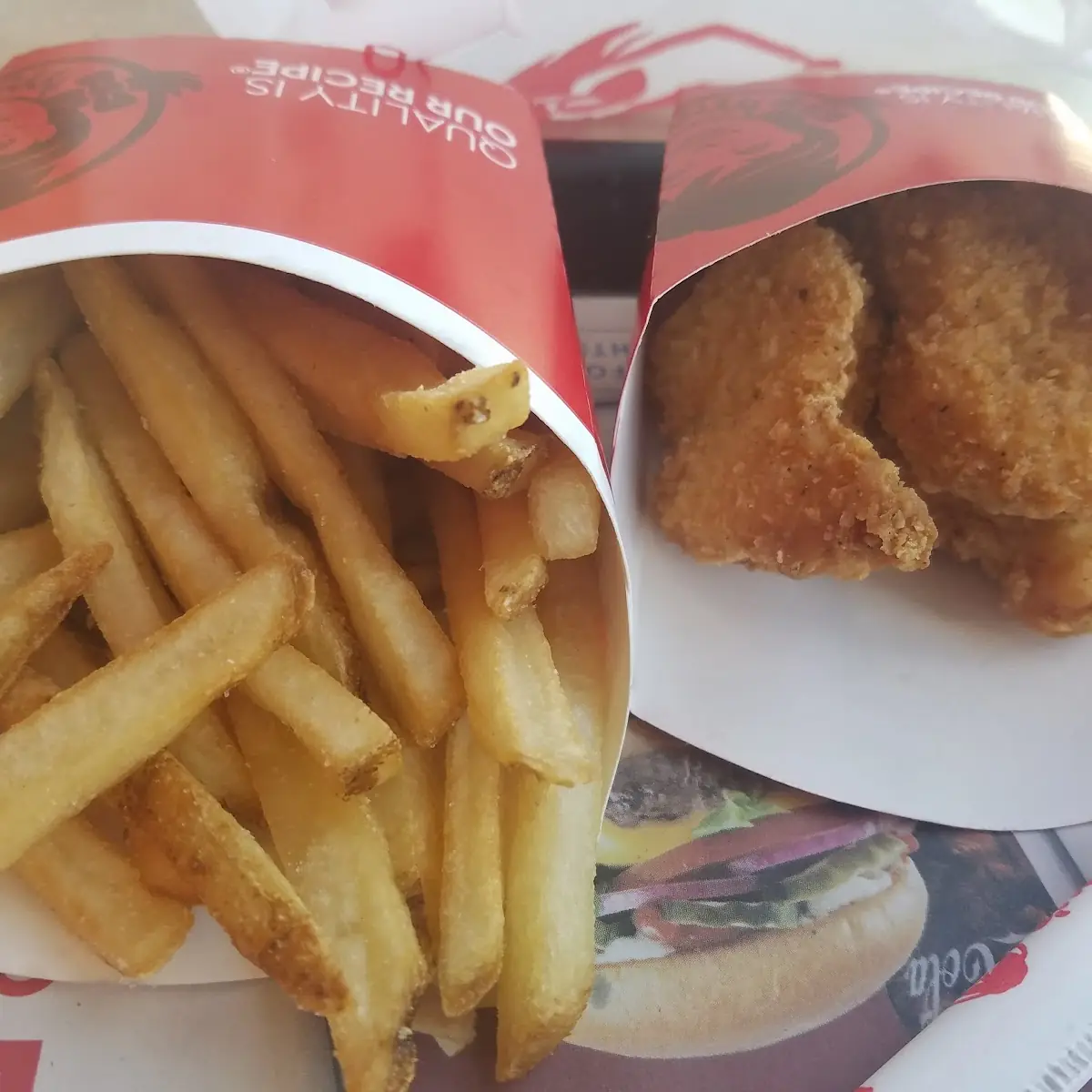 Chicken Nuggets with Fries