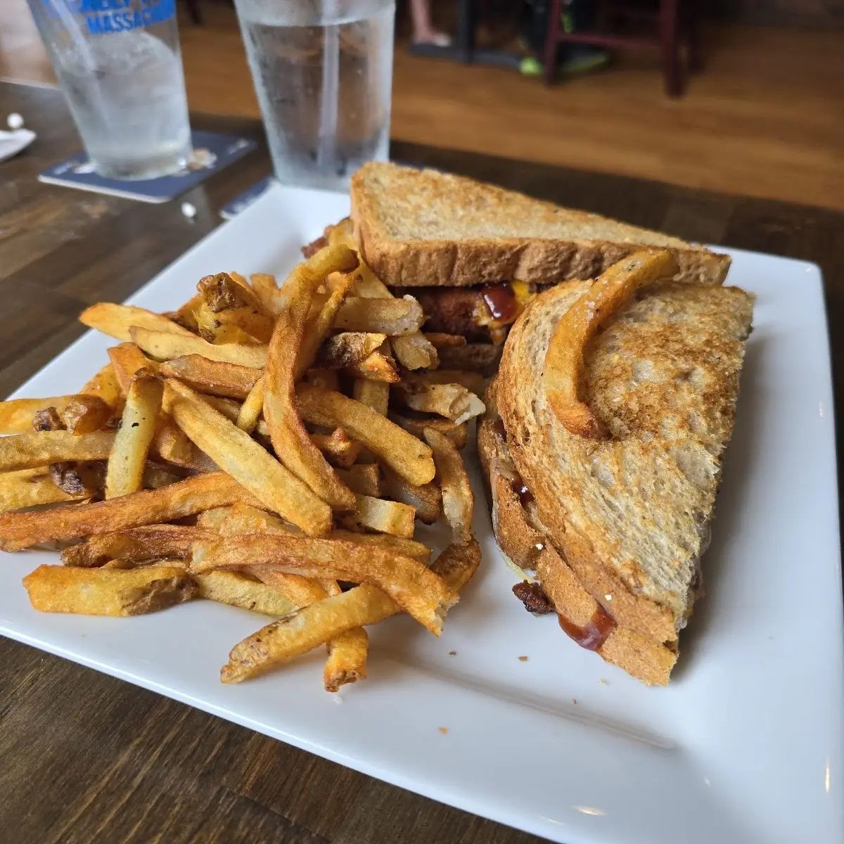 Chicken Sandwich with BBQ Sauce