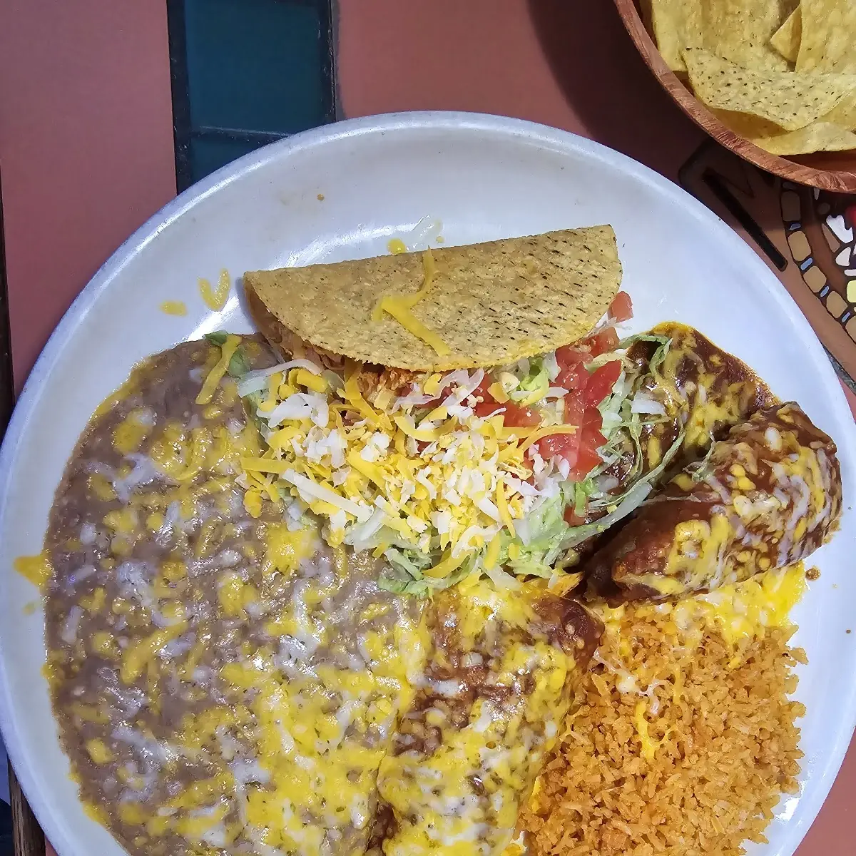 Pastor Burrito with Green Salsa