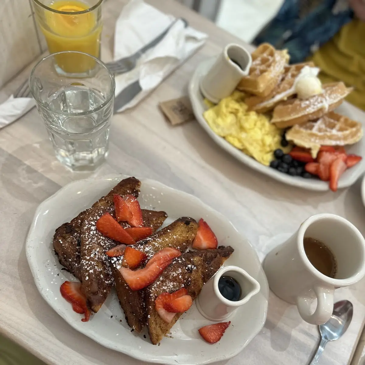 French Toast with Real Maple Syrup