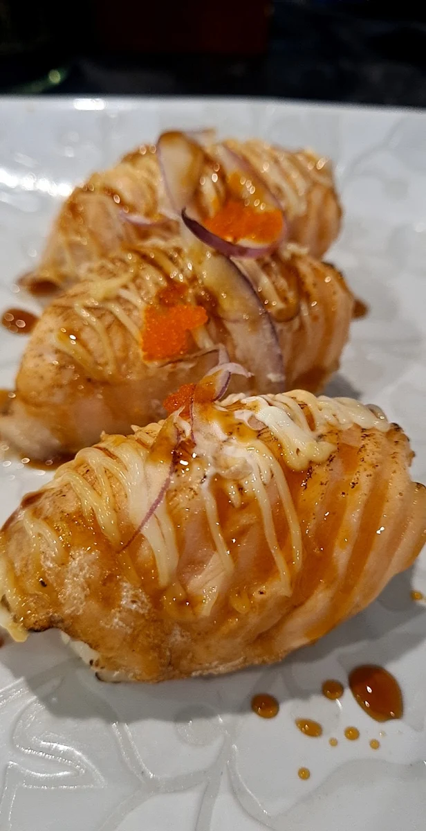 Salmon Aburi, Sushi Boy & Coffee Girl