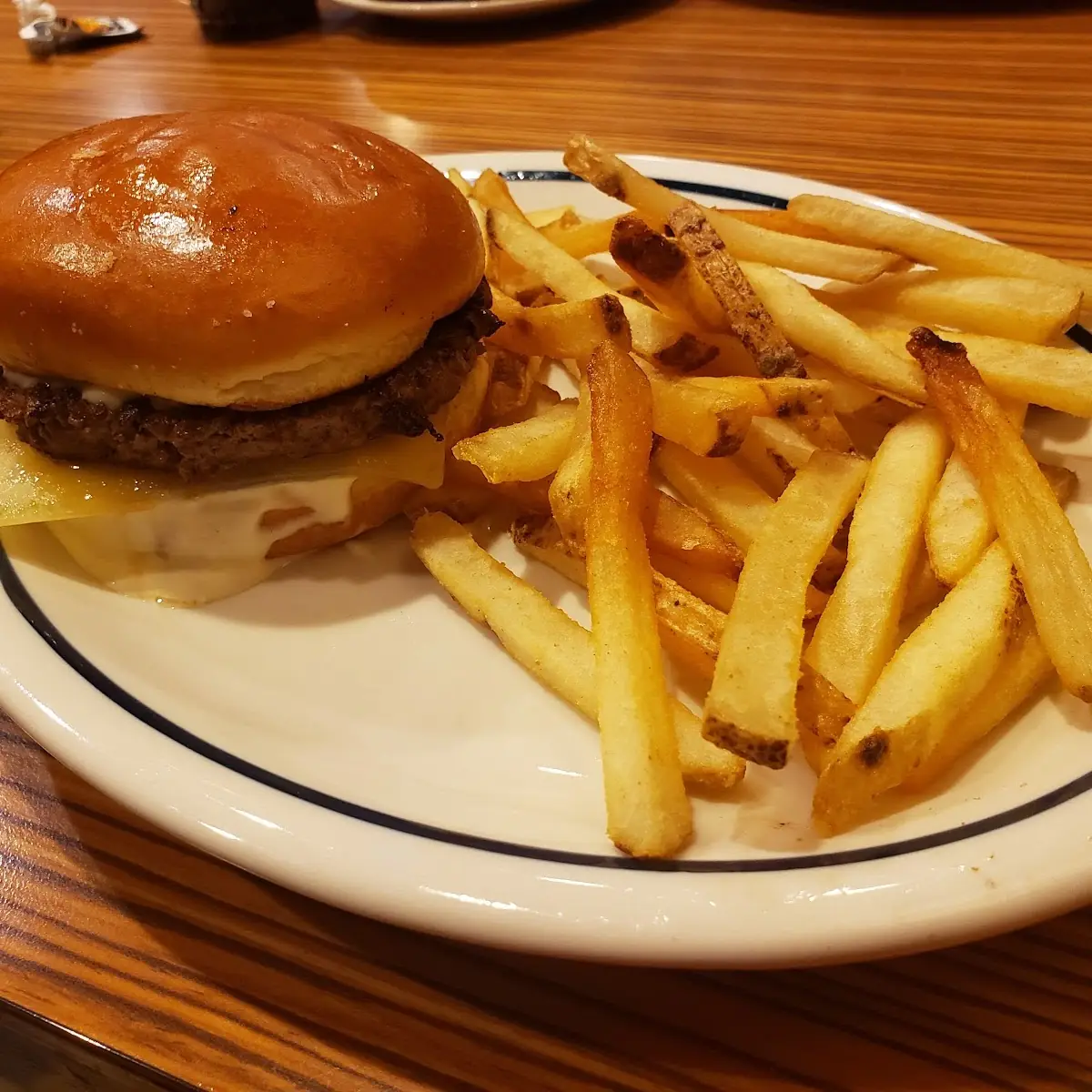 Steak Cheeseburger with Fries