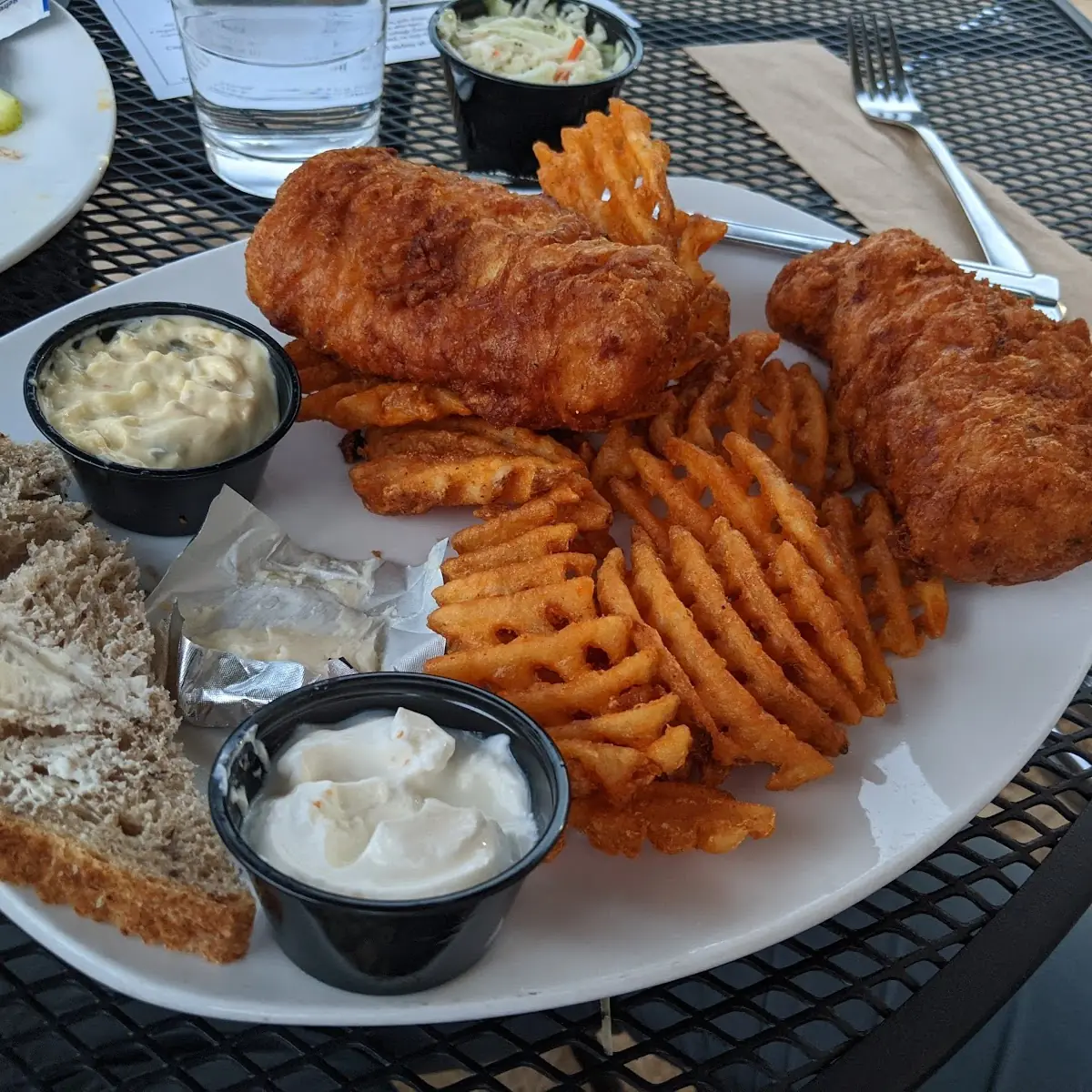 Fried Cod Dinner