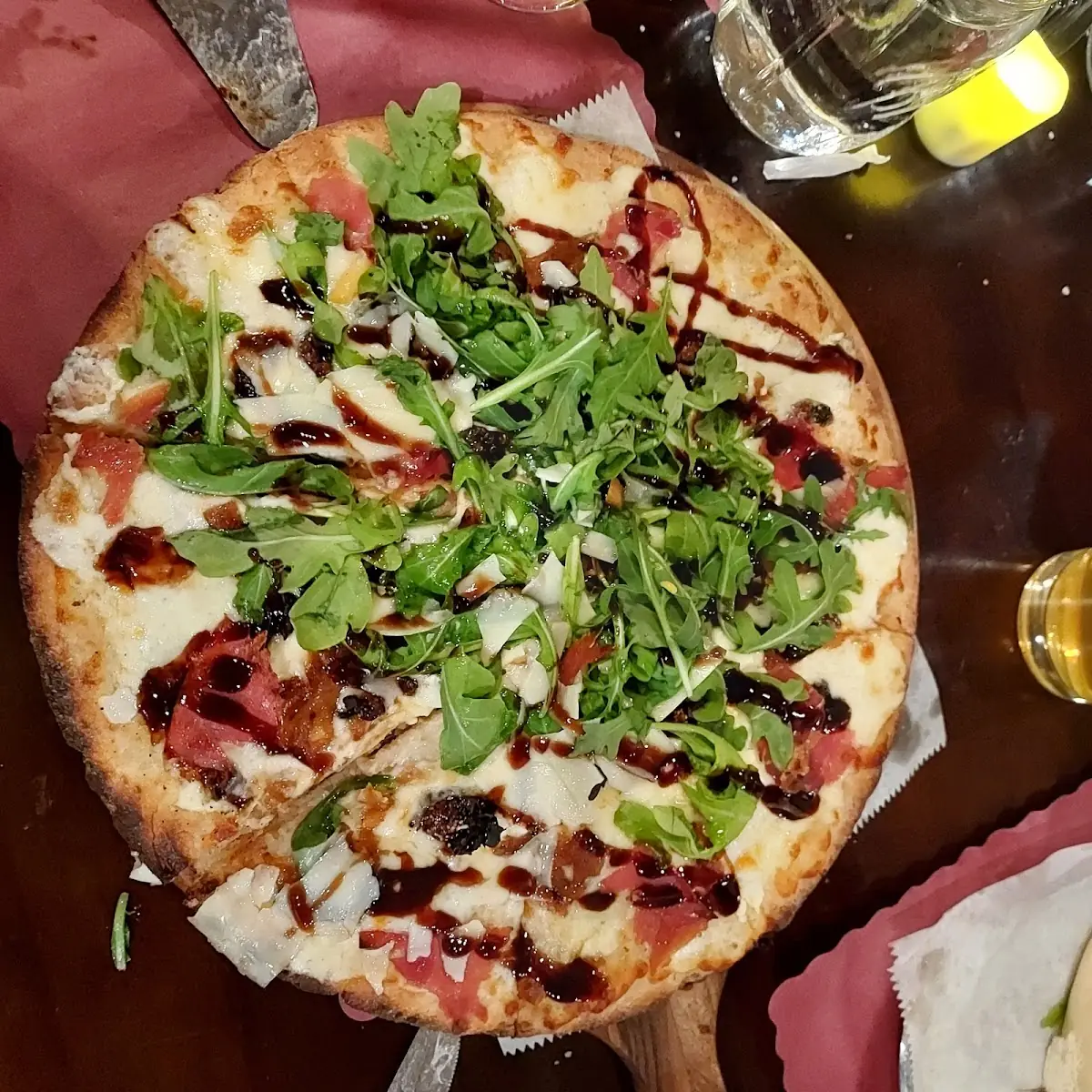Fig & Goat Cheese Pizza Prosciutto