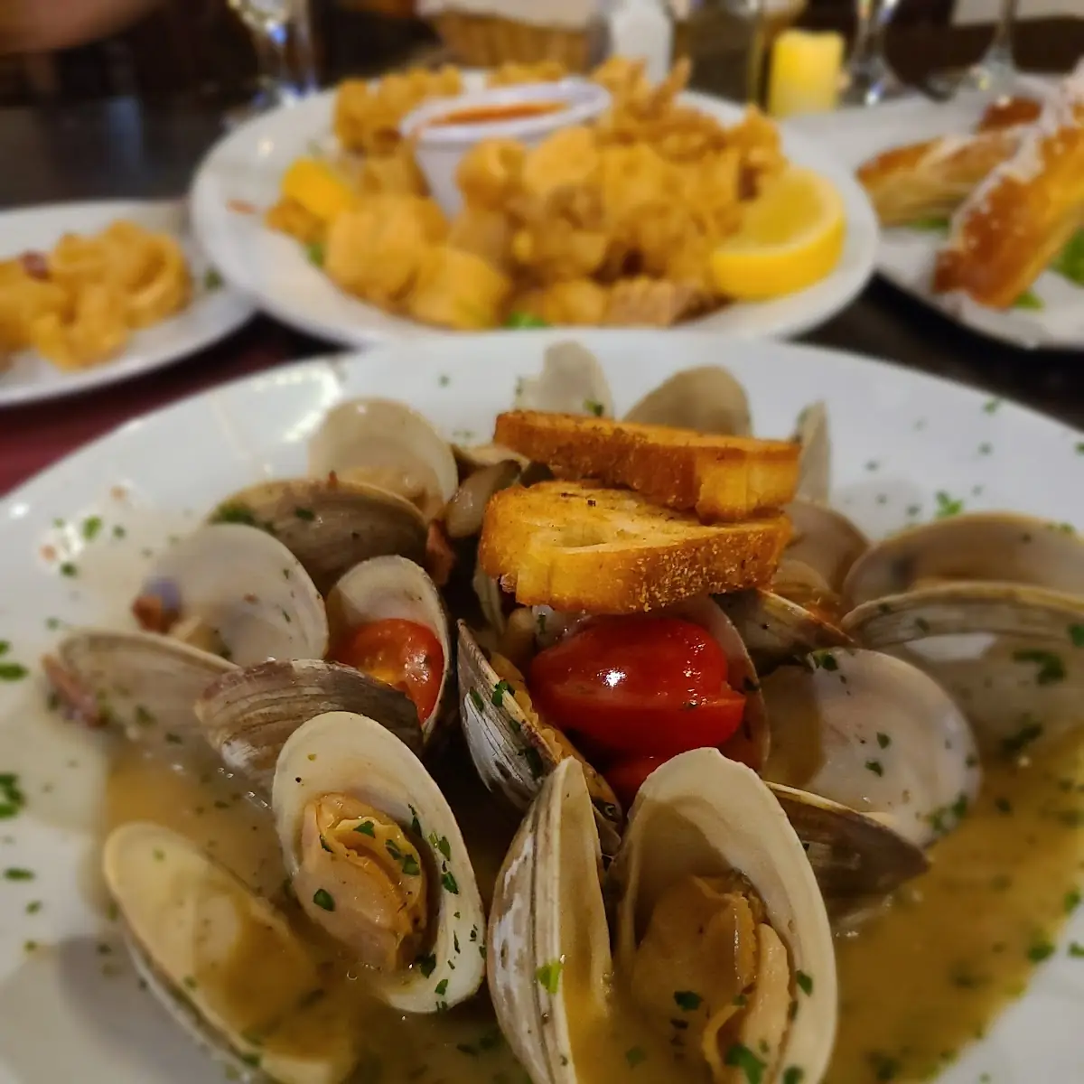 Steamed Little Neck Clams