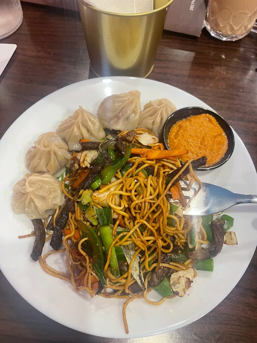 Buff Momo Chowmein, Cafe Talk Nepalese Restaurant - Hornsby