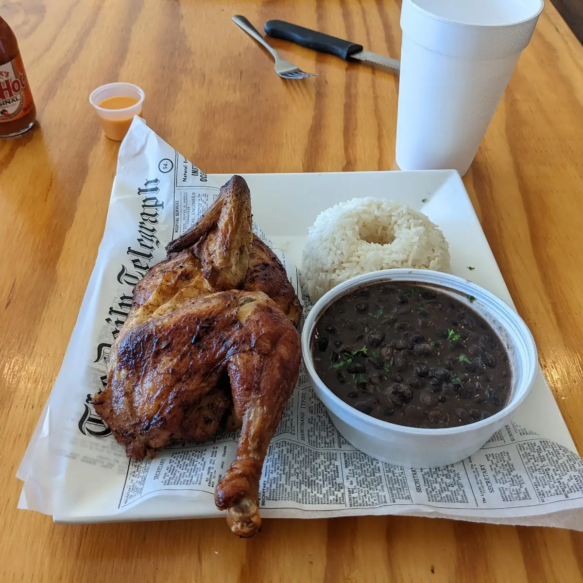 Half Roasted Chicken