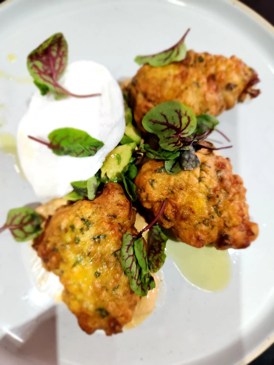Corn Fritters, Cafe Lacuna