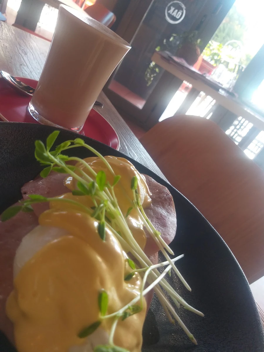 Eggs Benedict with Coffee, The O.A.K. - Original Australian Kitchen Darwin