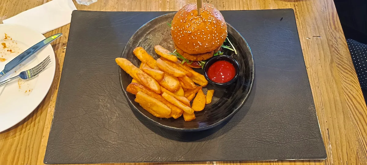 Jamaican Veggie Burger