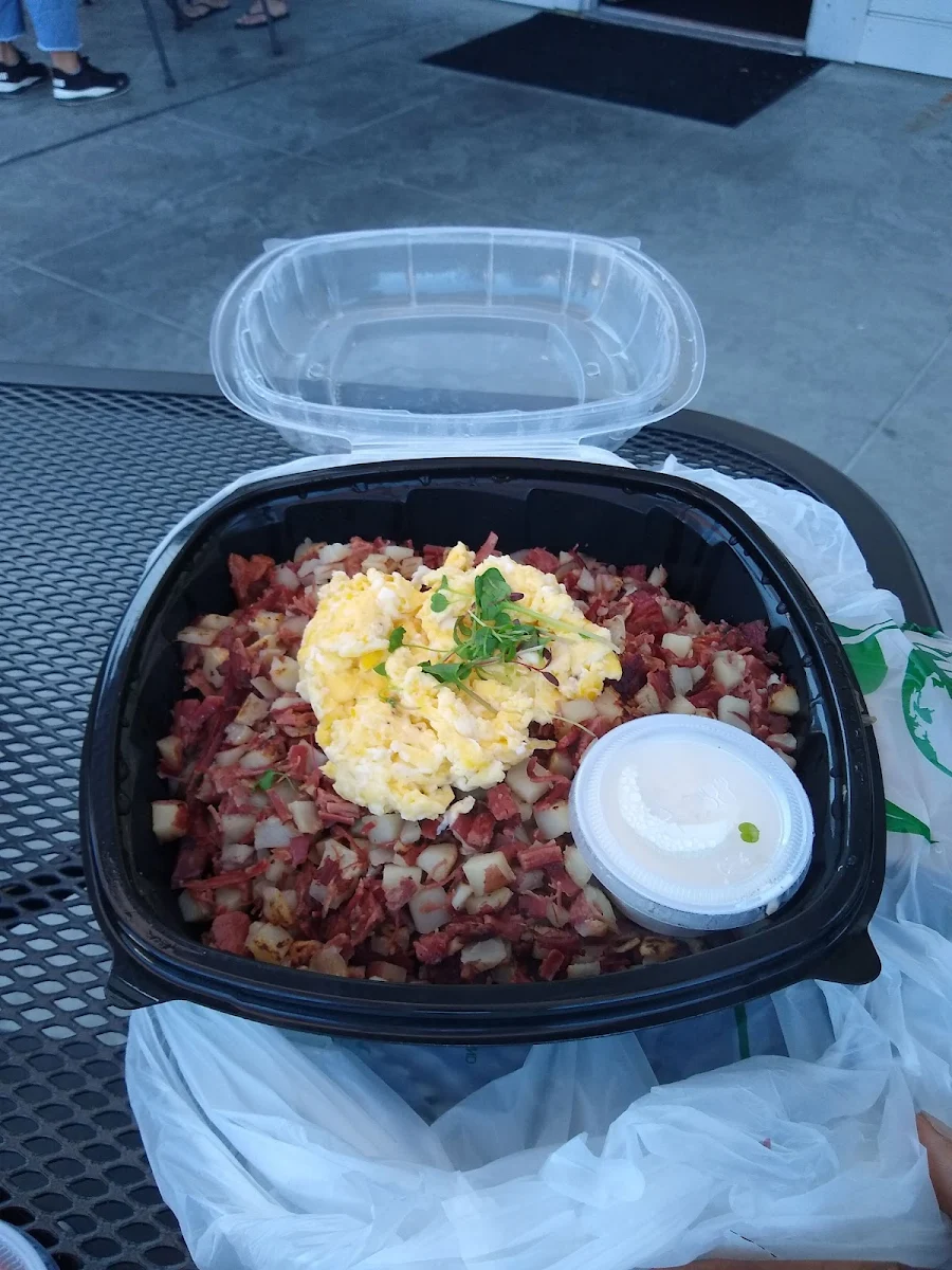 Corned Beef Hash and Eggs