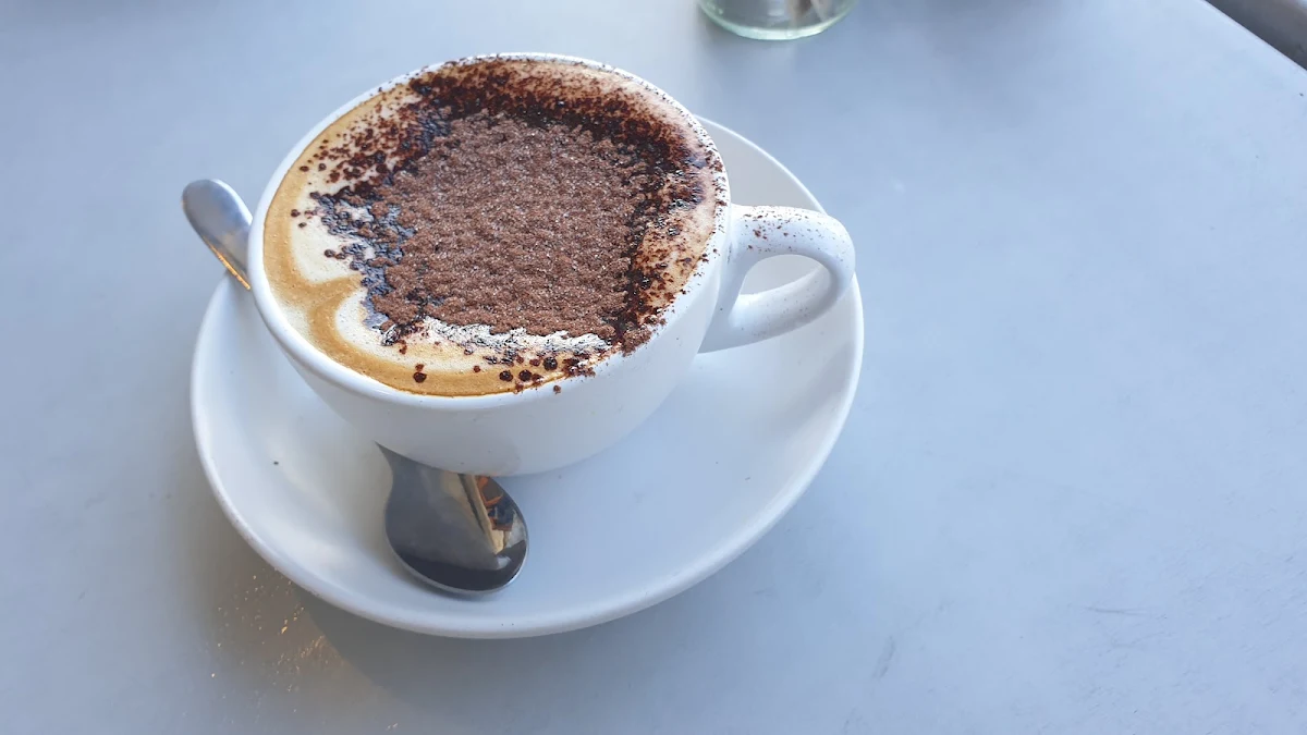 Oat Milk Cappuccino, Parkers Cafe