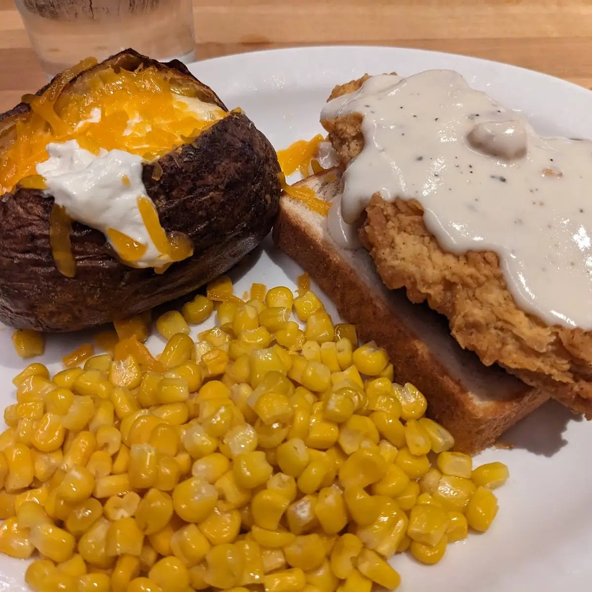 Country Fried Chicken with Double Mashed Potatoes