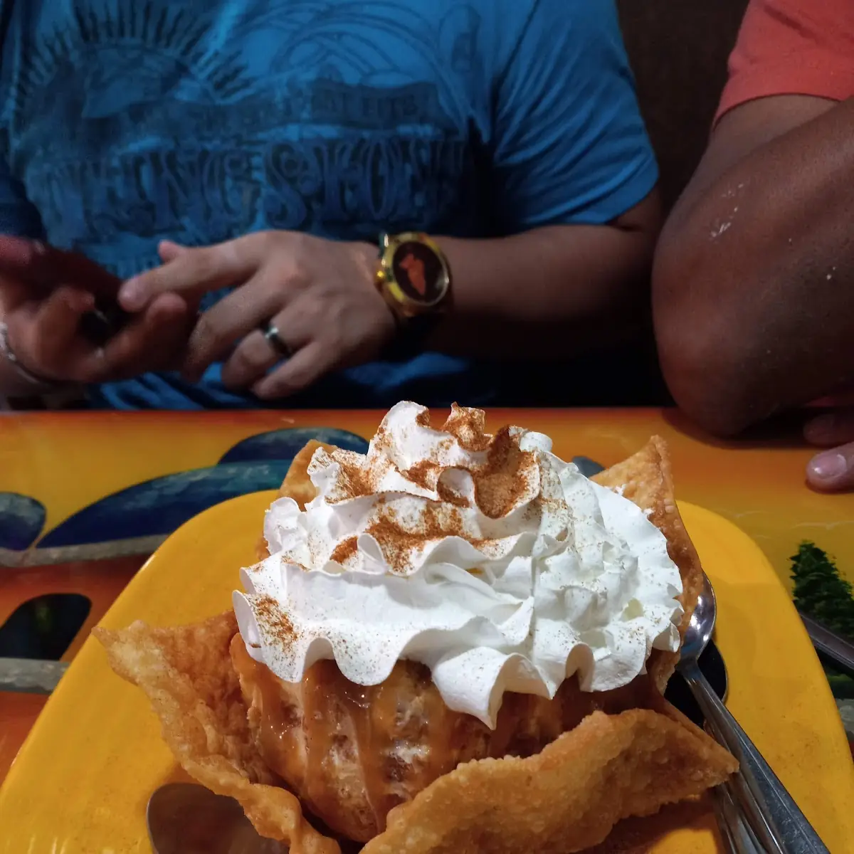 Fried Ice Cream Sundae