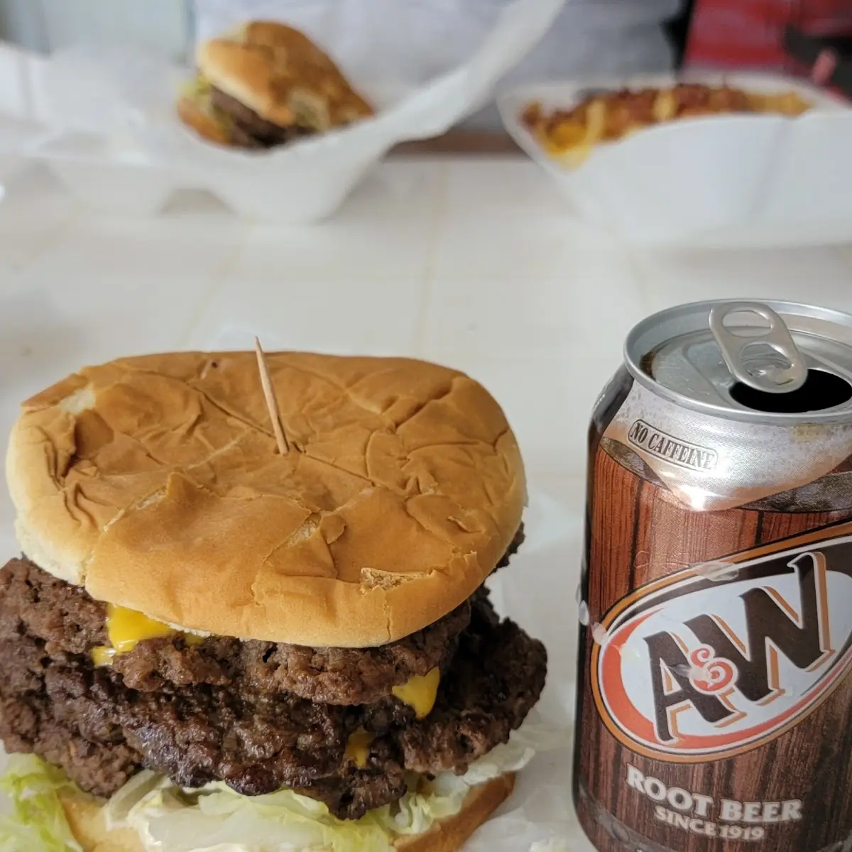 Triple Cheeseburger