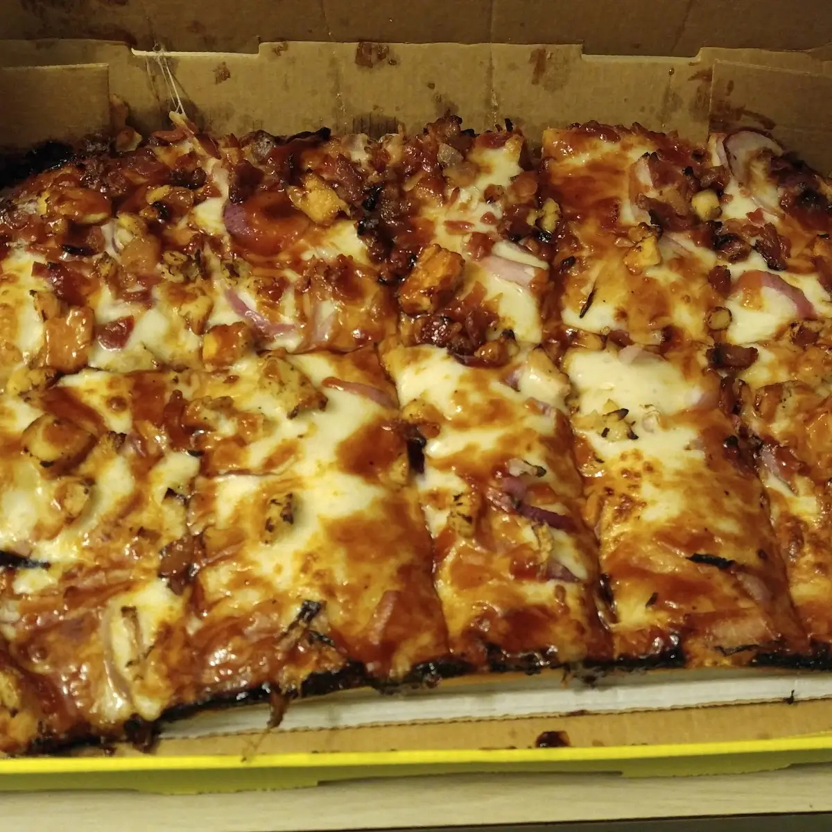 Deep Dish BBQ Chicken Pizza