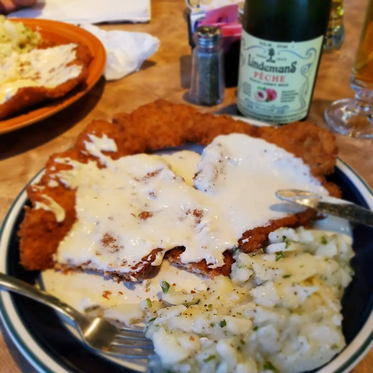 Cheese Schnitzel with German Potato Salad