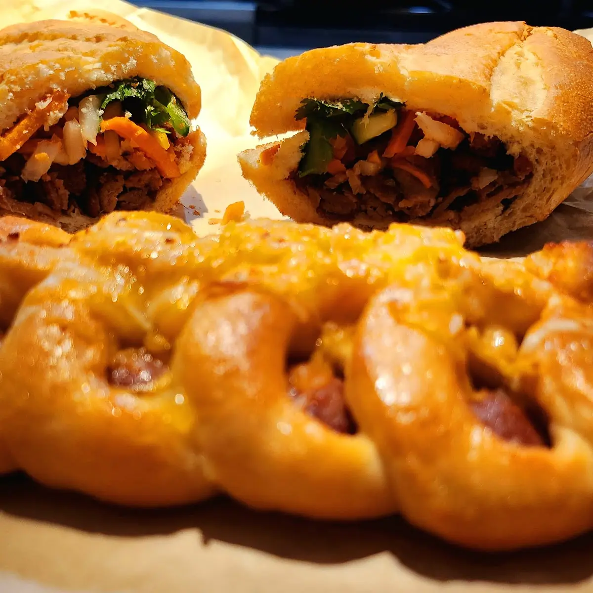 Hot Dog and Cheese Pastry