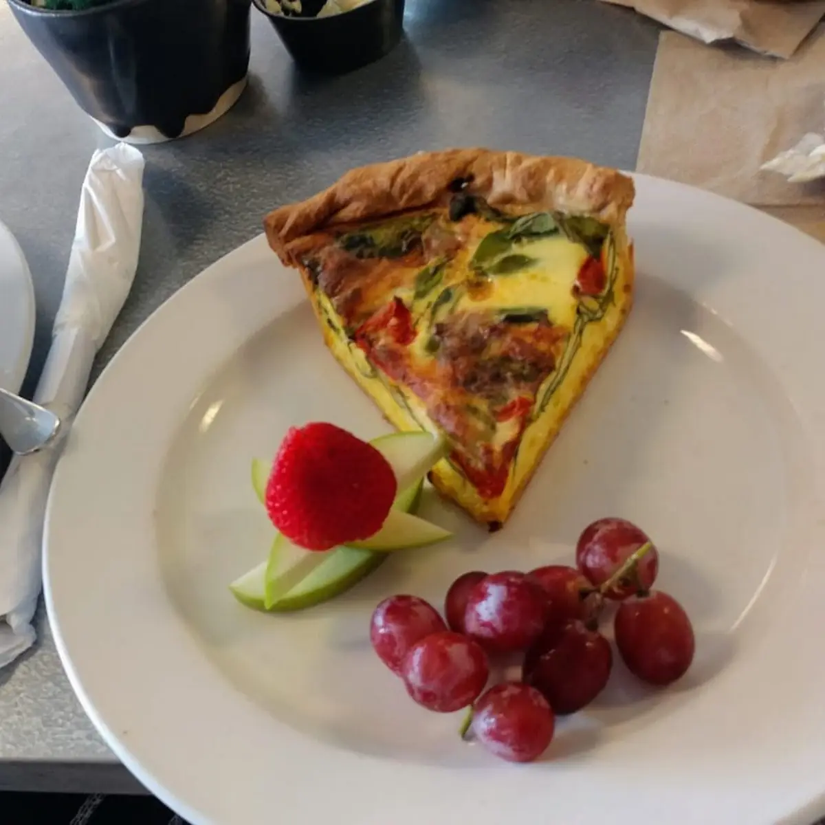 Tomato Parmesan Quiche