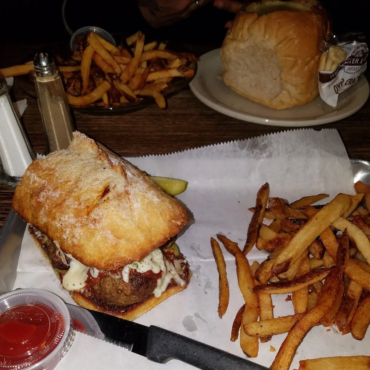 Meatball Parmigiana Sub