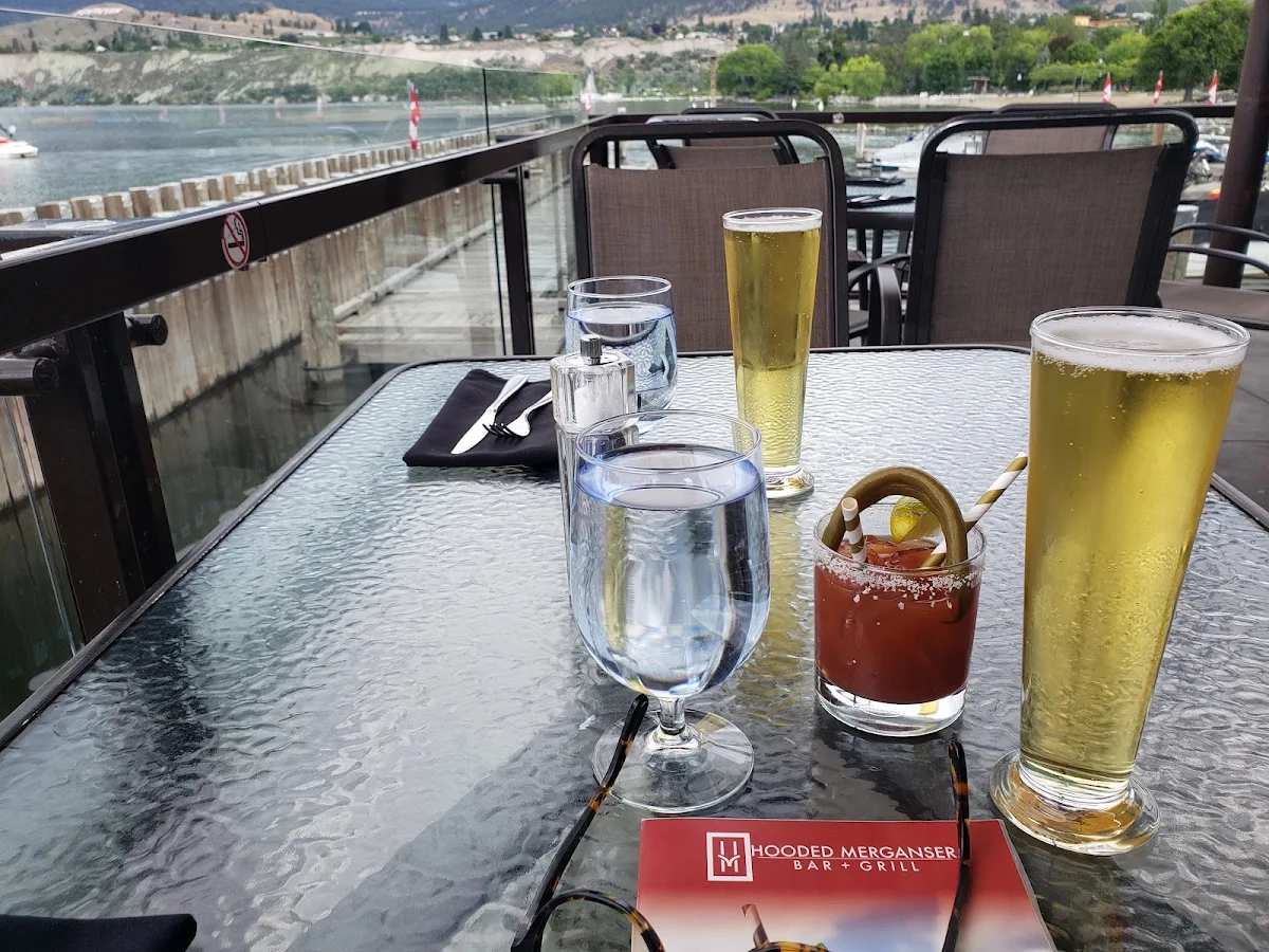 Cold Happy Hour Beer, Hooded Merganser Restaurant