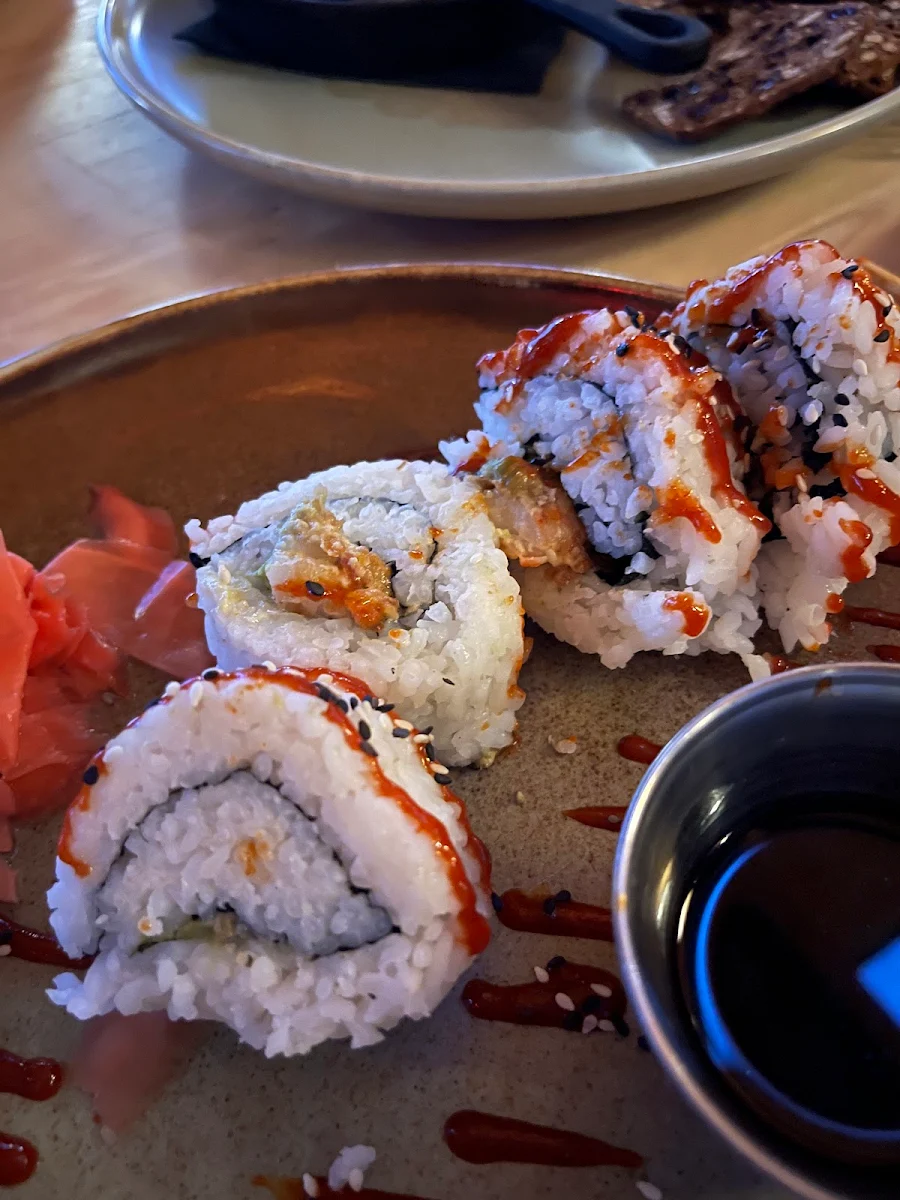 Hood Dynamite Roll, Hooded Merganser Restaurant