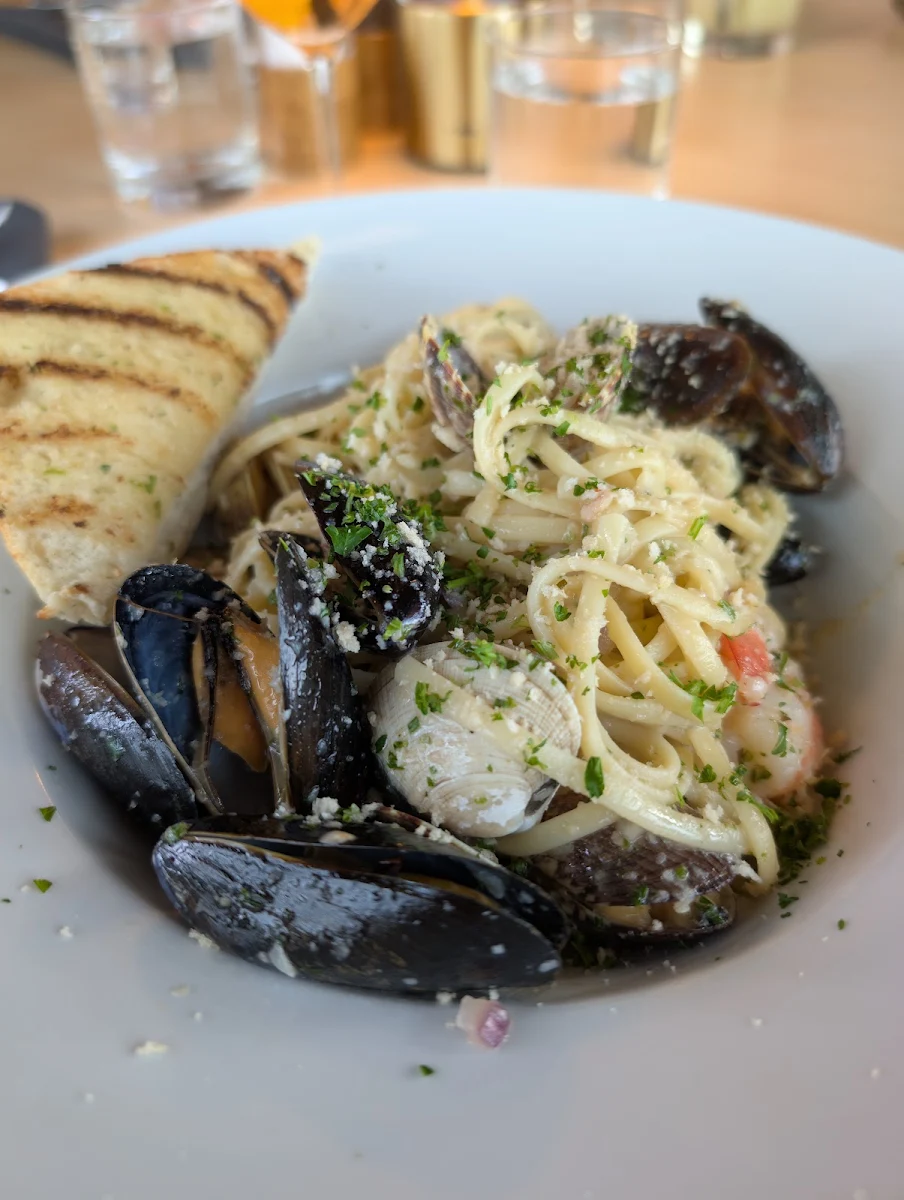 Seafood Linguine, Hooded Merganser Restaurant