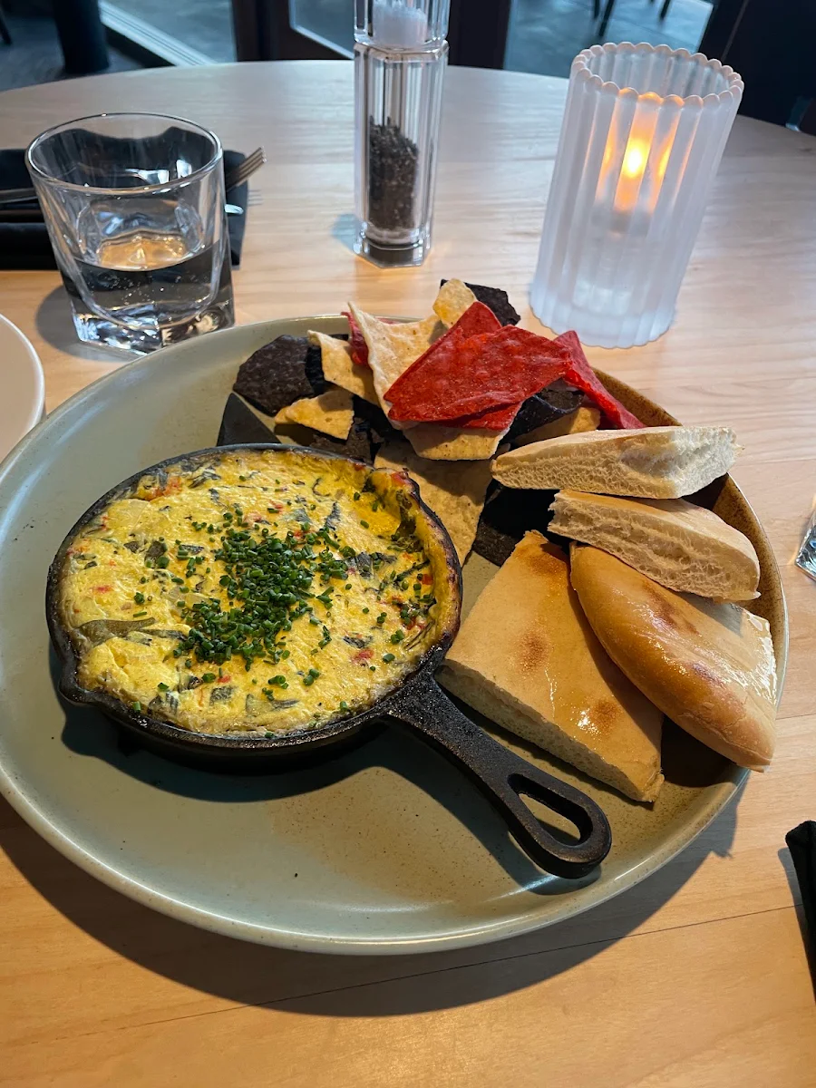 Spinach and Artichoke Dip, Hooded Merganser Restaurant