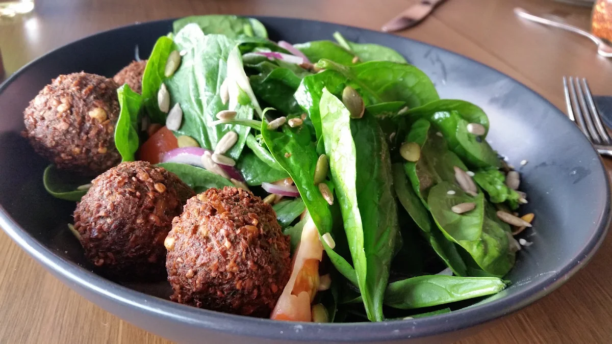 Falafel Salad, Market St Basement