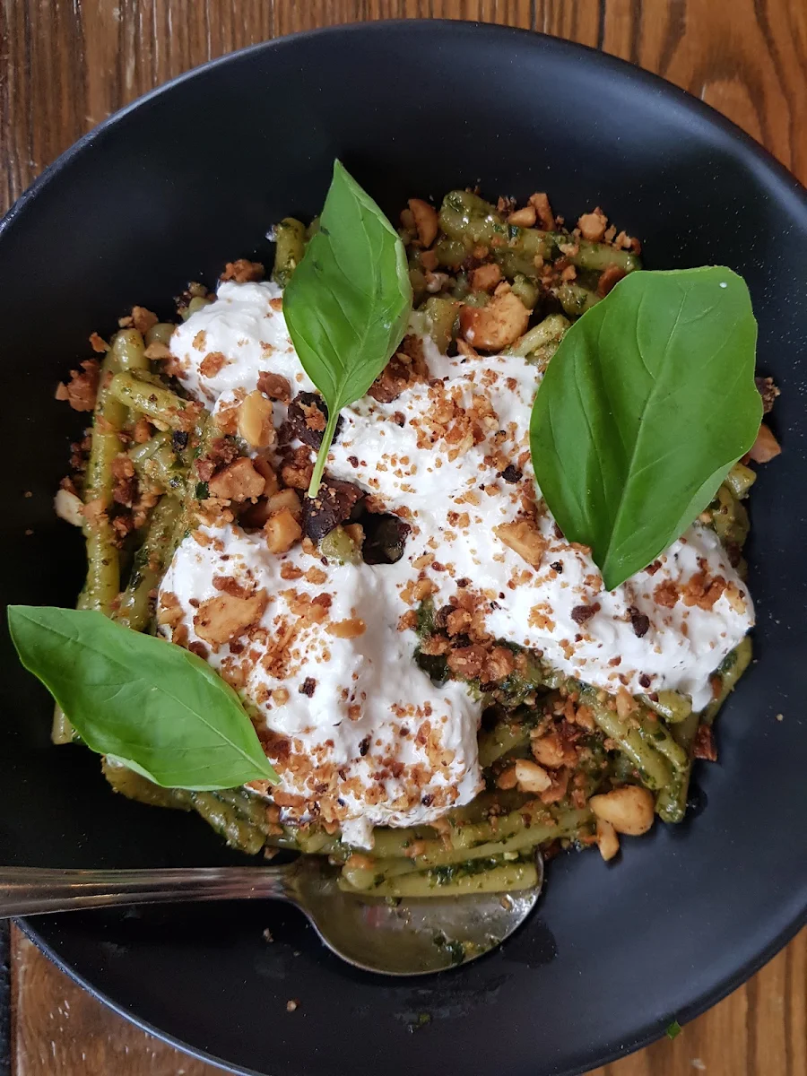 Pasta Napoletana with Stracciatella, Market St Basement