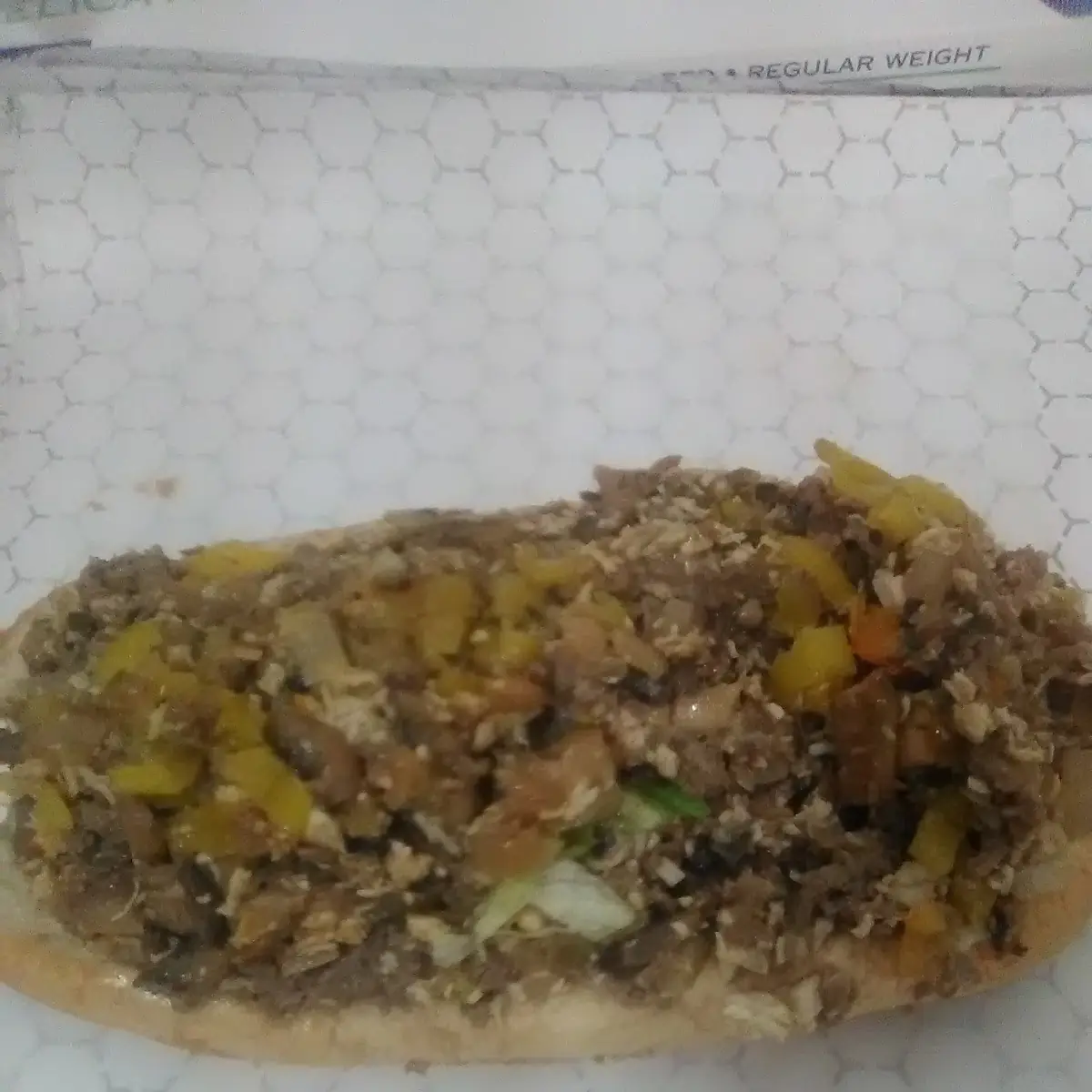Chicken Cheese with Bell Peppers and Banana Peppers