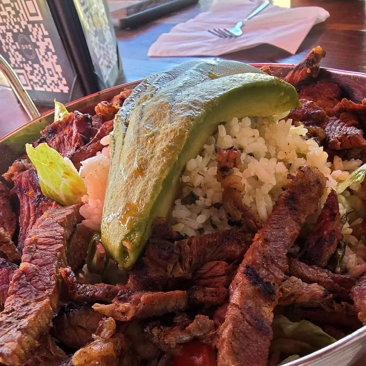 Protein Bowl with Asada