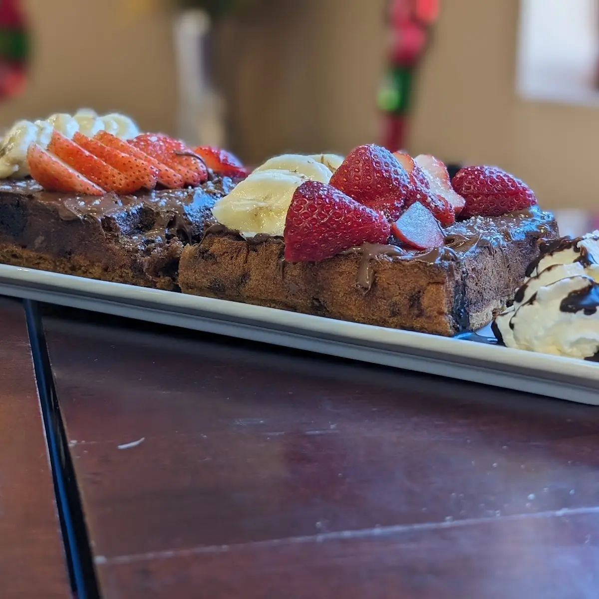 Banana Nutella Waffles