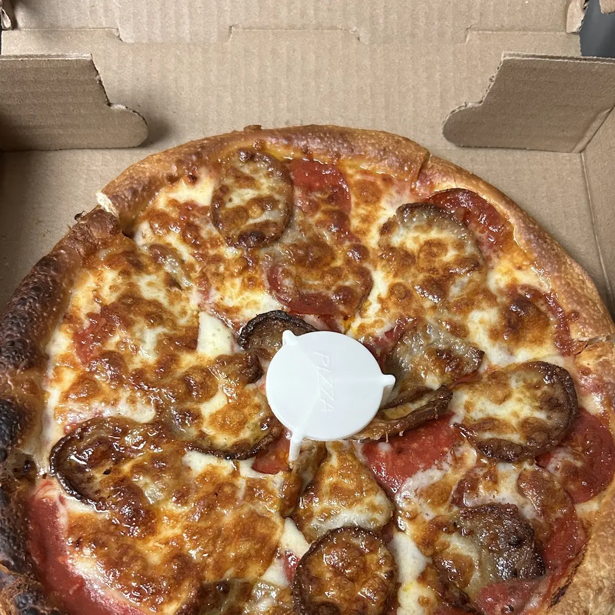 Small Pepperoni and Sausage Pizza