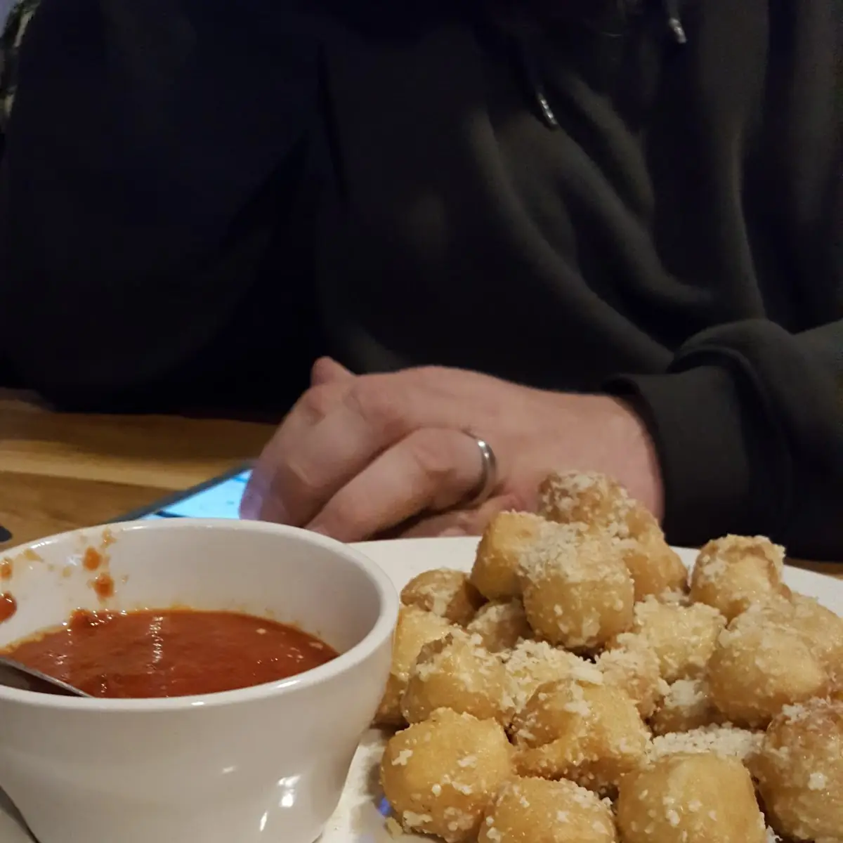 Bartolinis World Famous Mini Meatball Appetizer with Red Gravy & Mozzarella Cheese