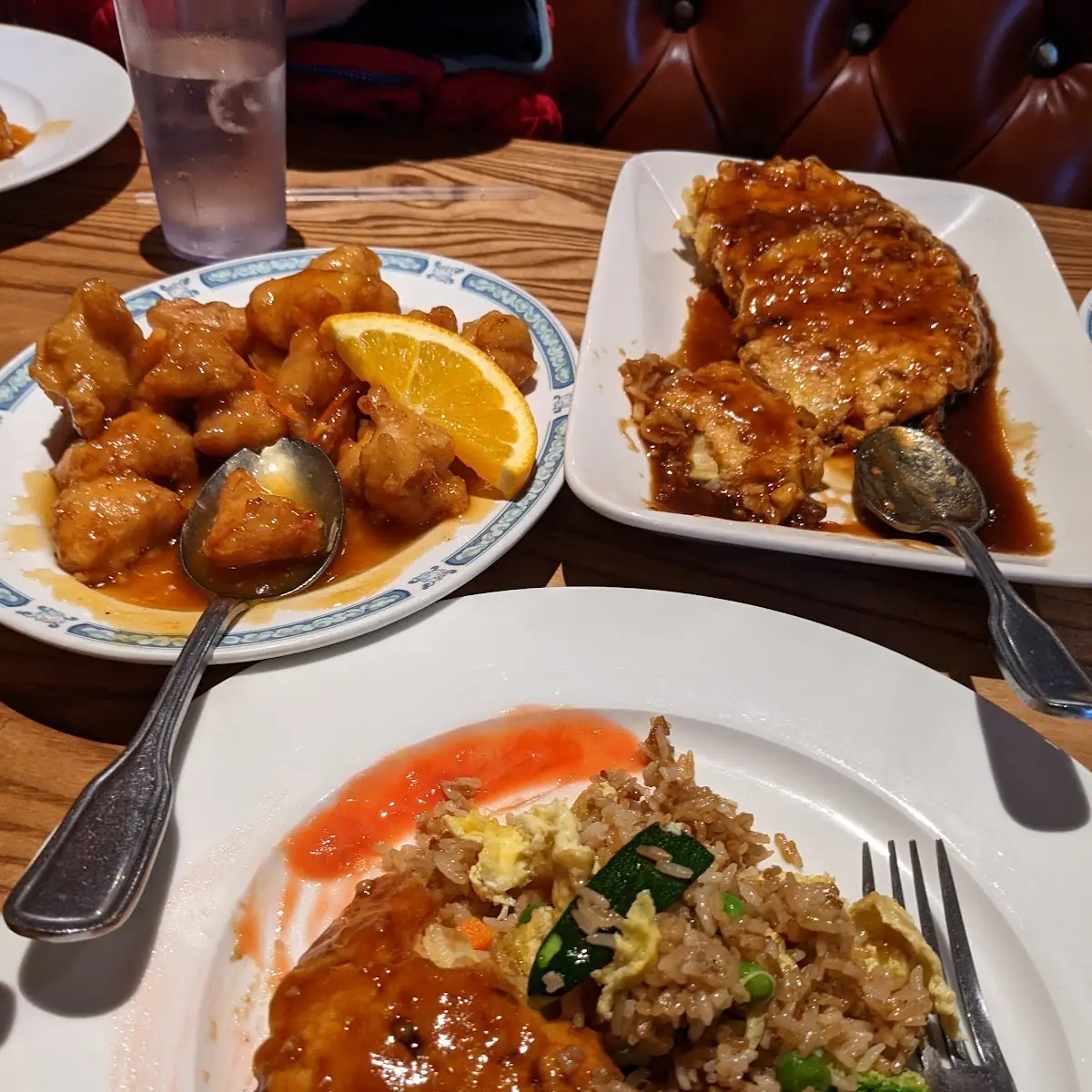 Orange Chicken and Combination Egg Foo Young