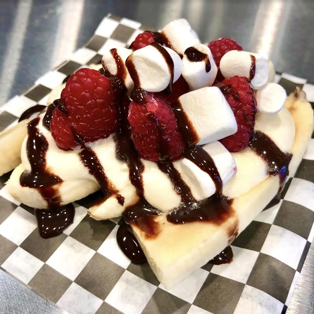 Banana Split Sundae Roll