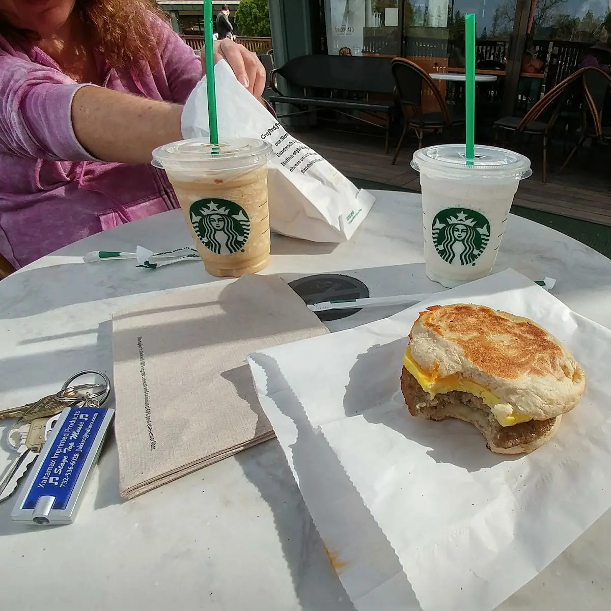 Sausage Egg and Cheese Sandwich